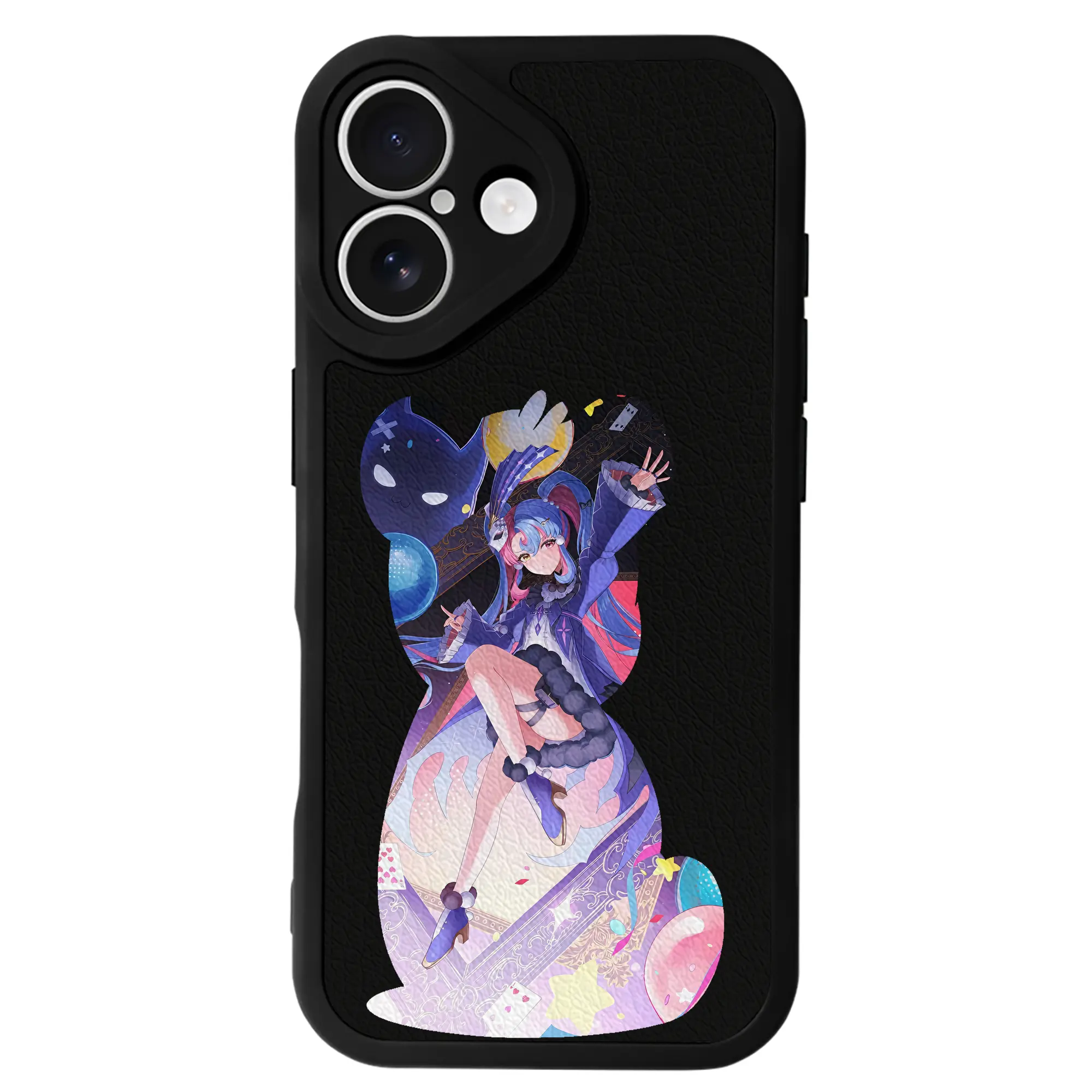 鳴潮 グッズ ロココ - IPhone 16シリーズ対応 ・ シリコンスマホケース ・ レザー調 ・ 高精度フィット ・ 耐衝撃 ・ ワイヤレス充電対応 ・ 精密カット